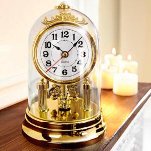 Stolní hodiny "Nostalgie", zlatá barva